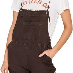 COPY - Billabong Women's Wild Pursuit Short Overall Black Small